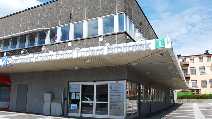 Allaktivitetshuset Koordinaten i Oxelösund huvudentré