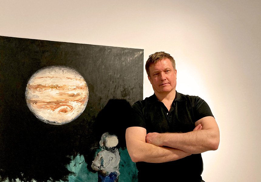 Konstnären Johan Gustavsson ställer ut i Galleri K